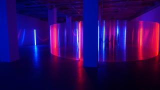 Školní prohlídky v Telegraph Gallery, na výstavě Pavel Korbička: Space of perception 2